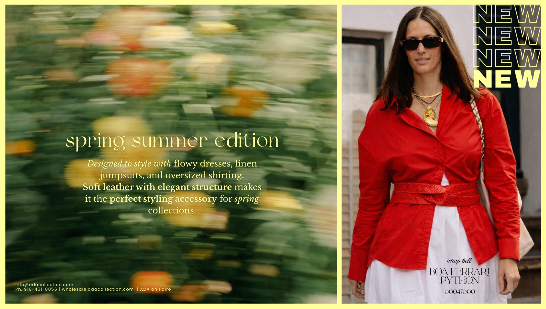 Spring Line Sheet 2026